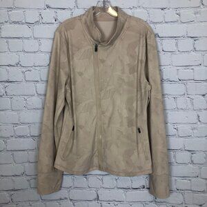 NWT Zyia Moab Form Zipper Jacket Size XXXL Brown